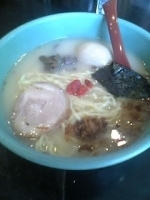 「煮玉子らーめん（太麺）」@麺匠 むさし坊 武蔵浦和本店の写真