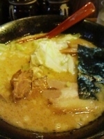 「らあめん（こってり）700円+みそ変更券50円」@らうめん しんかの写真