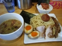 「特製塩梅つけめん ちゃんじゃごはん」@和風汁そば じゃんずの写真