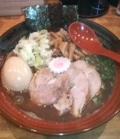 「特製豚骨魚介そば」@基玄の写真