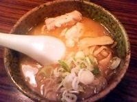 「鶏白湯そば」@つけ麺 大臣の写真