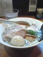 「肉玉煮干し塩」@青樹の写真