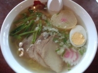 「えん楽塩ラーメン」@函館塩ラーメン専門店 えん楽の写真