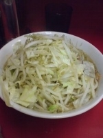 「ラーメン豚入り+ニンニク（少なめ）」@ラーメン二郎 ひばりヶ丘駅前店の写真