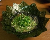 「ラーメン+海苔+九条ネギ」@横浜家系元町家の写真