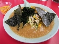 「ネギみそラーメン（麺硬め・アブラ超多め）￥800+コーン￥100」@ラーメンショップ 羽生インター店の写真