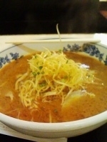 「辛口みそらーめん770円（大盛りサービス）」@飛騨の高山らーめん 錦糸町店の写真