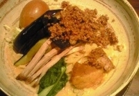 「担々伴麺 +味付玉子（ディナーサービス）」@ユタの店の写真