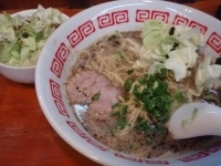 「ラーメン+キャベツ増し」@麺龍の写真