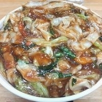 「スタミナ冷し麺玉2.5ヶ・餡多め ￥1000」@スタミナラーメン 三四郎の写真