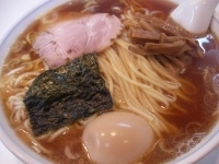 「大盛り中華そば+味付け玉子」@中華そば 丸信の写真