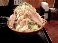 「チャーシューメン、特盛、野菜増（1000円+200円+100円）」@らーめん天河水の写真