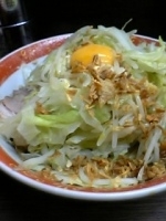 「小ラーメン（￥600）+汁なし（￥80）」@ラーメン二郎 横浜関内店の写真