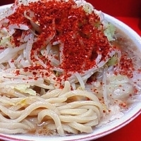 「小ラーメン ヤサイニンニクマシマシ （600円）」@ラーメン二郎 京急川崎店の写真