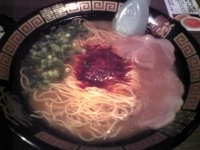 「ラーメン+小ライス」@一蘭 東京ドームシティ・ラクーア店の写真