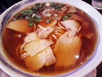 「中華そば+ミニへた丼」@麺屋7.5Hz+ 道頓堀店の写真