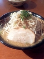 「ブーラーメン得盛+野菜増し（にんにく）￥900」@つけめん 眞司の写真