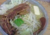 「肉バターラーメン」@手もみラーメン北海の写真