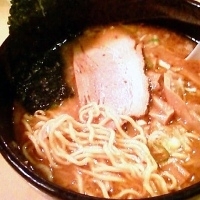 「らぁめん <味噌>無料ライス （600円）」@らあめん 一本槍の写真