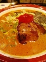 「漆黒辛味噌ラーメン900円」@拉麺専門店 我流風 アクアシティお台場店の写真