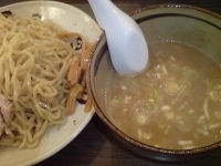 「メガ豚煮干つけめん」@らーめん 福たけ 桜木本店の写真