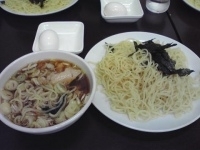 「つけざる+ねぎだく」@つけ麺処 くっちゃいな 原宿店の写真