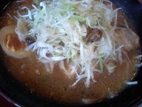 「ネギ味噌チャーシューメン（800円）」@居酒屋 浦島の写真