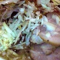 「ブタ入りオロチョンラーメン ヤサイヤクミ 650円」@にかいやの写真