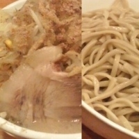 「なみのりつけめん（ヤサイダブル・ニンニクダブル）+大盛+BB」@ラーメン二郎 八王子野猿街道店2の写真