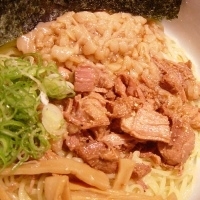 「脂そば 600円」@元祖脂そば 背脂醤油 のあの写真