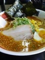 「赤（味噌）800円」@らーめん正道の写真