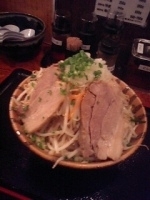 「チャーシュー麺+野菜増し」@らーめん天河水の写真