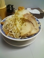 「角ふじ麺 680円+中盛り50円」@鶏とふじの写真