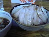 「つけ麺+バカブタ」@明心角ふじの写真