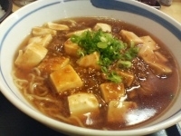 「マーボーラーメン+ライス」@オリジン東秀 森下店の写真