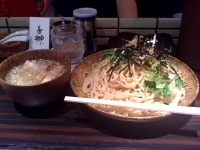 「塩つけ麺（中盛）+味玉」@喜神の写真