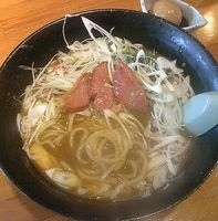 「カレー鴨南蛮麺（10月限定&昼夜20食）+味玉」@麺屋青山 臼井店の写真