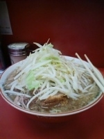 「大ラーメン（ブタ2枚） 700円 にんにく少な目他全マシ」@ラーメン二郎 小岩店の写真