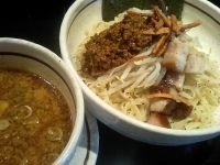 「キーマカレーのつけ汁そば（850円）」@濃厚つけ汁ソバ FRIDAY 勝田店の写真