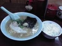 「ラーメン+ゴーマルセット」@浜らーめん通の写真