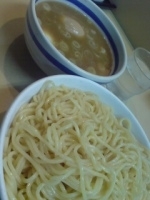 「特製もりそば+味玉+サービスで中盛りに」@上野大勝軒の写真