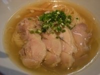 「鶏チャーシューしお」@町田汁場 しおらーめん 進化の写真