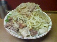 「らーめんヤサイアブラ増し」@ラーメン二郎 高田馬場店の写真