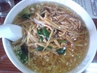 「肉細切りラーメン」@日光屋の写真