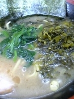 「高菜ラーメン（￥650）+中盛（￥100）」@せい家 原宿店の写真