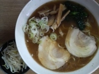 「醤油ラーメン￥500+モヤシ（サービス）」@ひまわり亭の写真