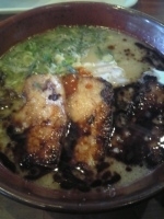 「黒風肉多め997円」@麺工房 風の杜の写真