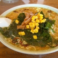 「味噌ラーメン+わかめ」@サッポロラーメン羆の写真