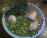 「ラーメン ￥690+クーポン使用で煮卵」@横浜家系元町家の写真