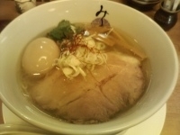 「味玉らーめん（塩、細麺）」@麺処 みどりの写真